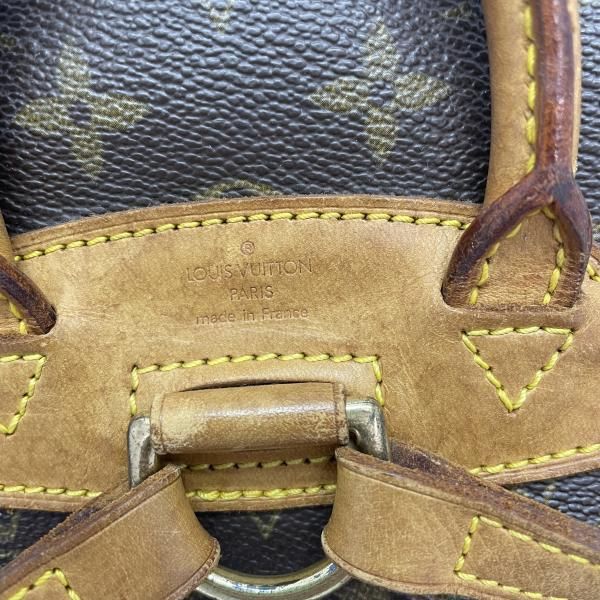 【中古】LOUIS VUITTON　モンスリPM リュック　SP0967　ブラウン ルイヴィトン[91][240091407118] 中古】LOUIS VUITTON モンスリPM リュック SP0967 ブラウン ルイ