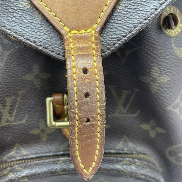 中古】LOUIS VUITTON モンスリPM リュック SP0967 ブラウン ルイ