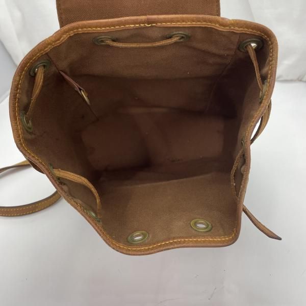 中古】LOUIS VUITTON モンスリPM リュック SP0967 ブラウン ルイ