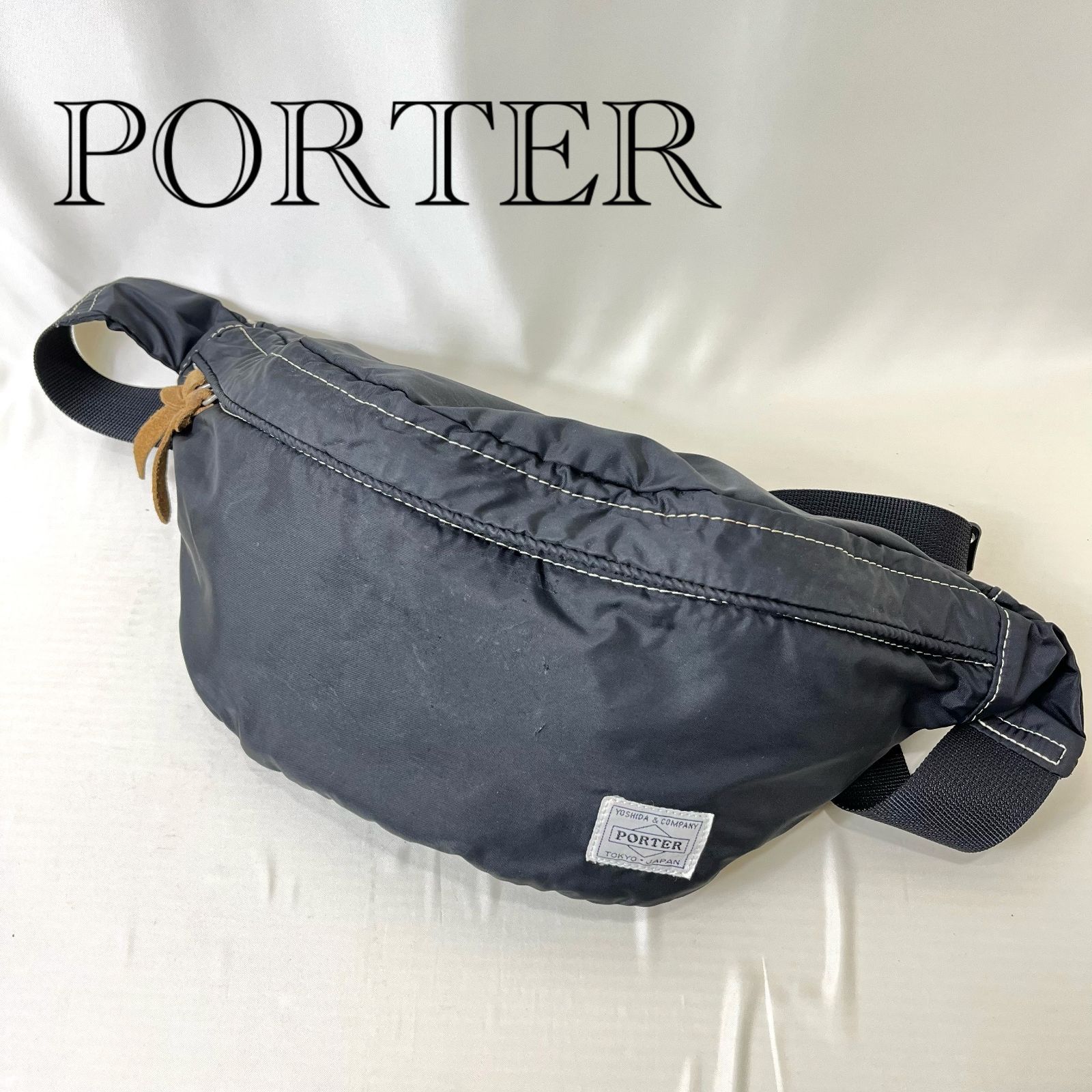 PORTER ポーター ボディバッグ ウエストポーチ ブラック 吉田カバン