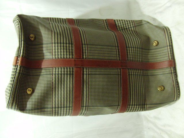 POLO RALPH LAUREN ポロラルフローレン 千鳥格子 PVC レザー ボストン
