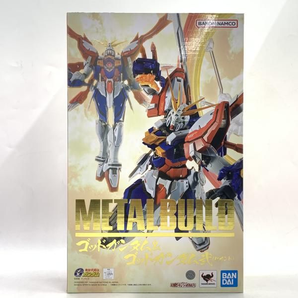 中古】未開封）METAL BUILD ゴッドガンダム＆ゴッドガンダム弐 