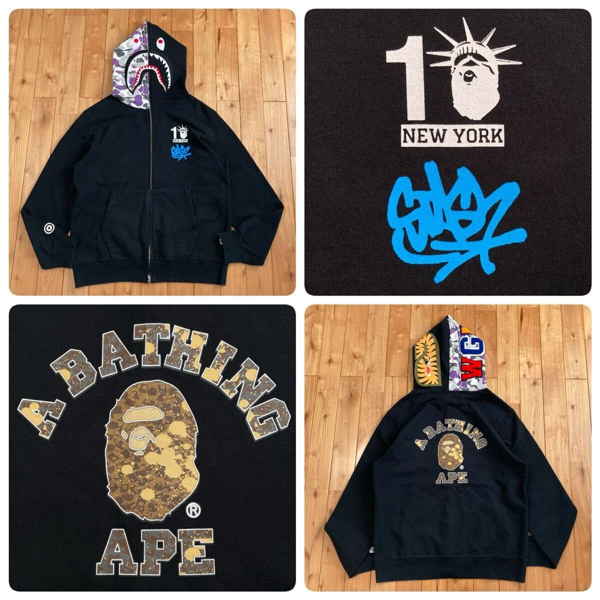 a bathing ape bape shark ベイプ シャークパーカー 【公式通販】
