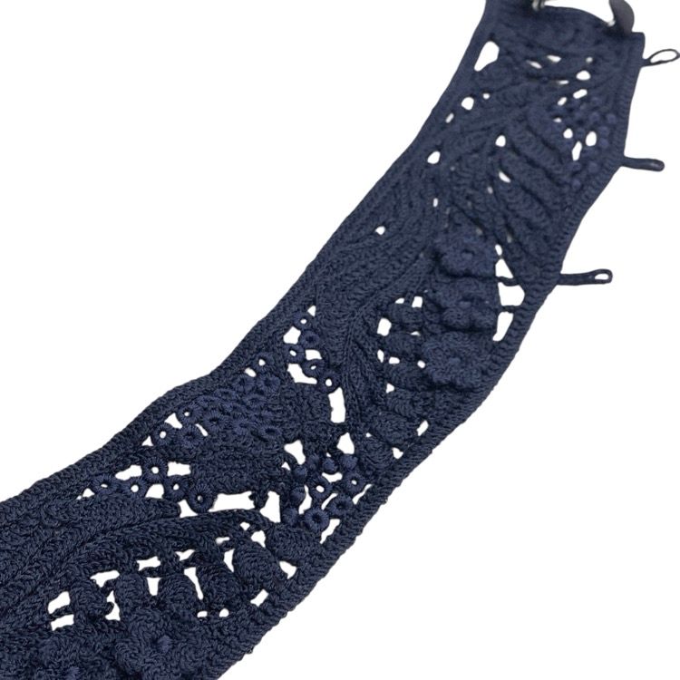 Mame Kurogouchi マメクロゴウチ Embroidery Silk Collar Tops シルク