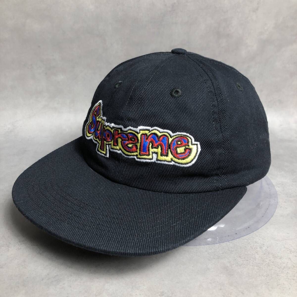 PQ306◇Supreme : Gonz Logo 6-Panel Cap◇黒 シュプリーム スナップ 