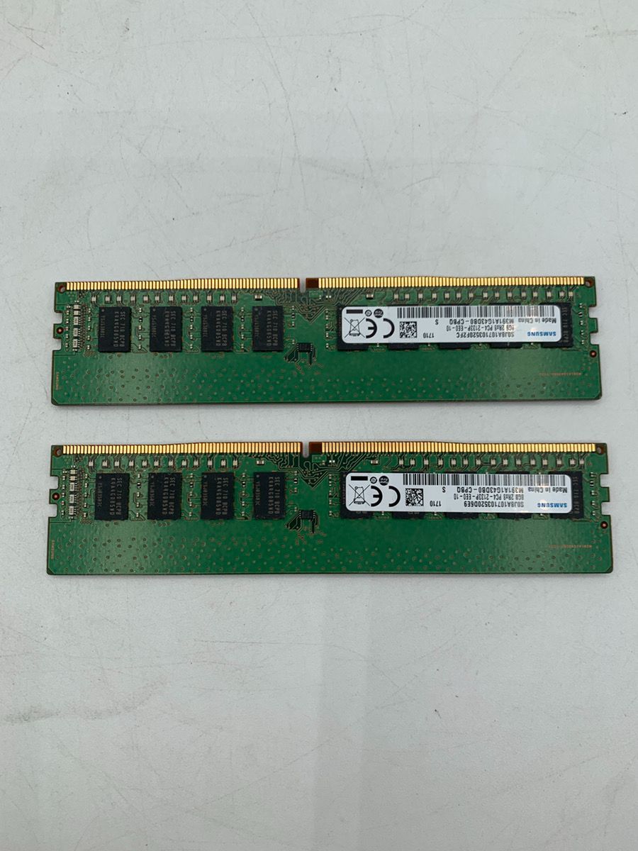 中古2枚】Samsung 8GB DDR4 ECCサーバーメモリ - メルカリ