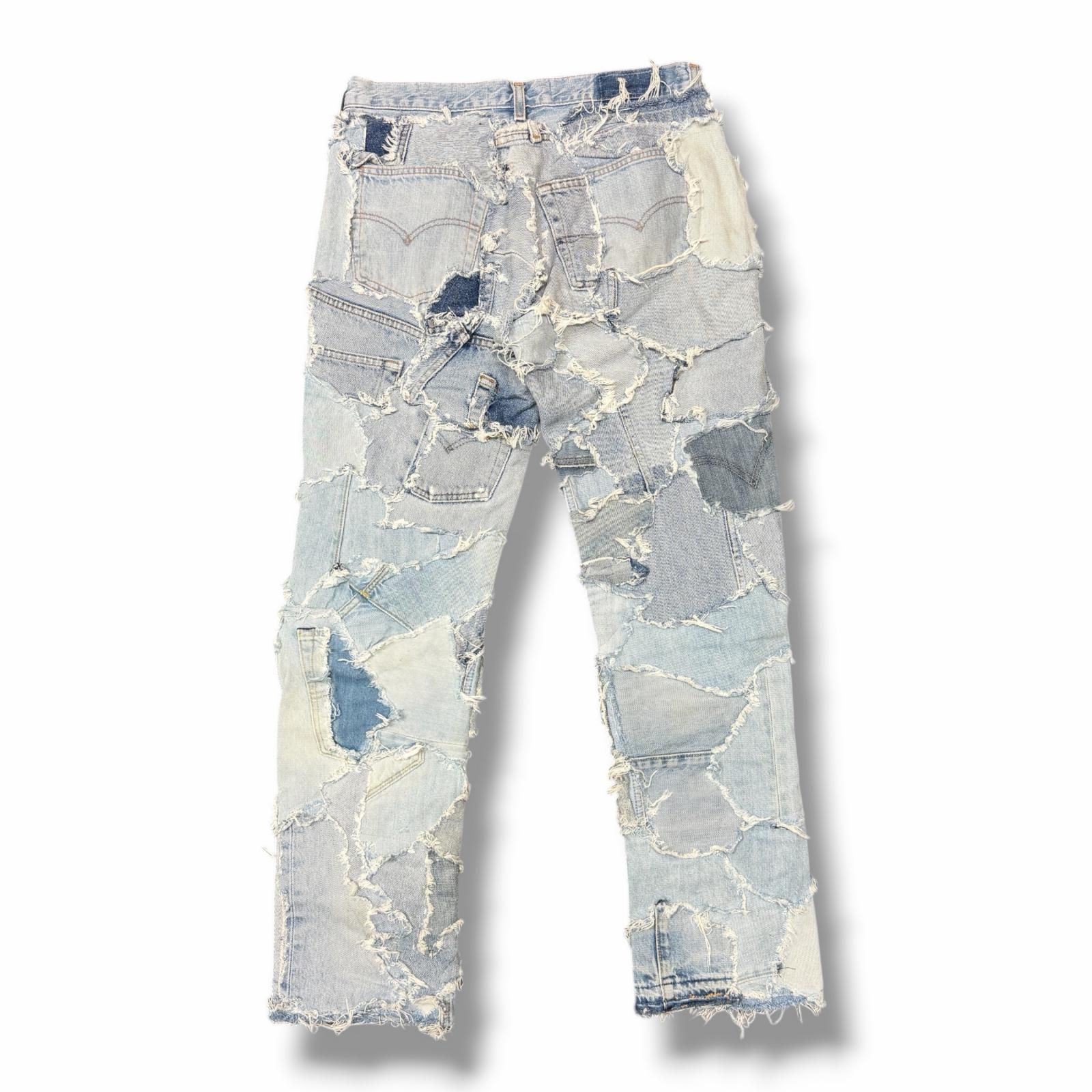 INNOCENCE NYC パッチワーク 再構築 デニムパンツ size 36 INNOCENCE 