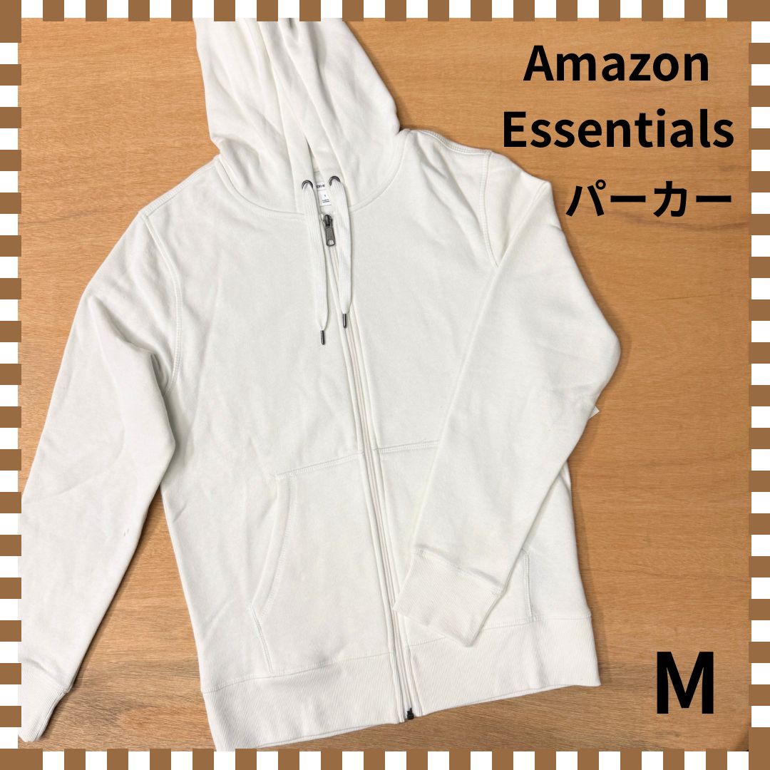 ESSENTIALS パーカー ホワイト M ESSENTIALS