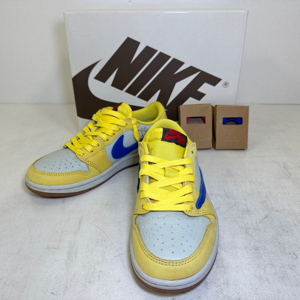 07w1541☆ Travis Scott × NIKE WMNS AIR JORDAN 1 RETRO LOW OG 