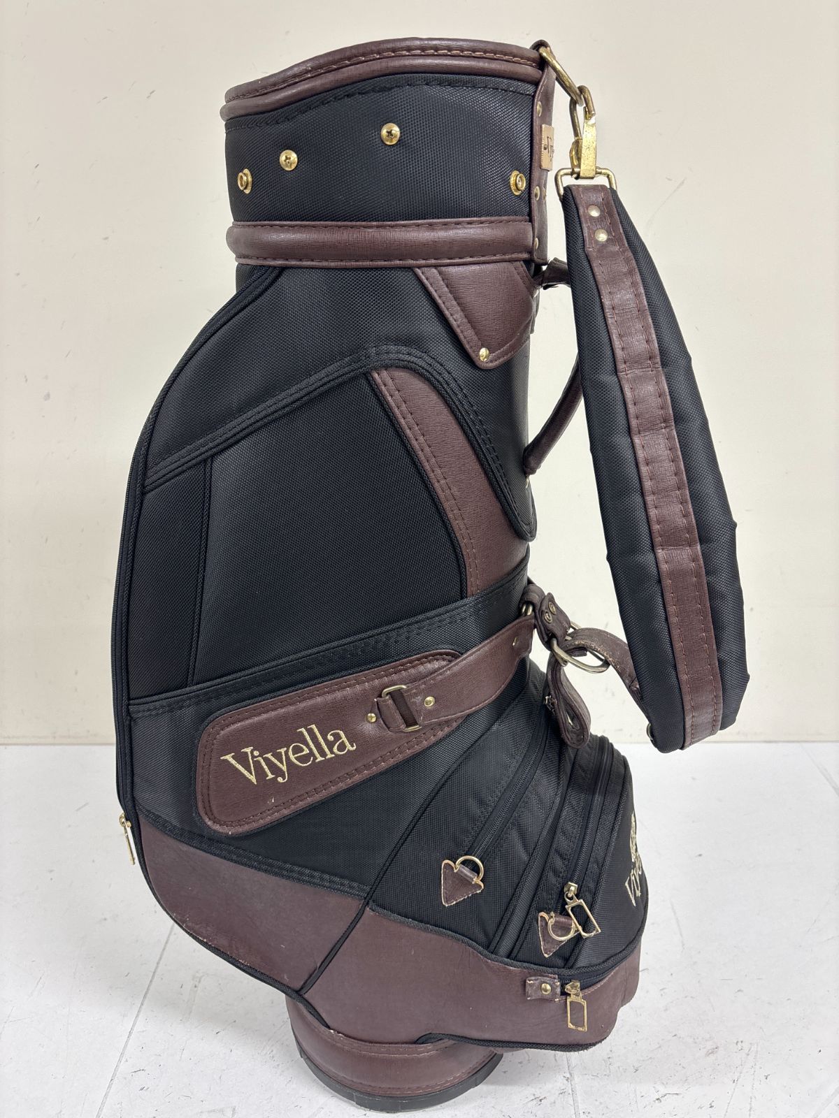 送料無料【クラシック】Viyella ヴィエラ キャディバッグ ゴルフバッグ