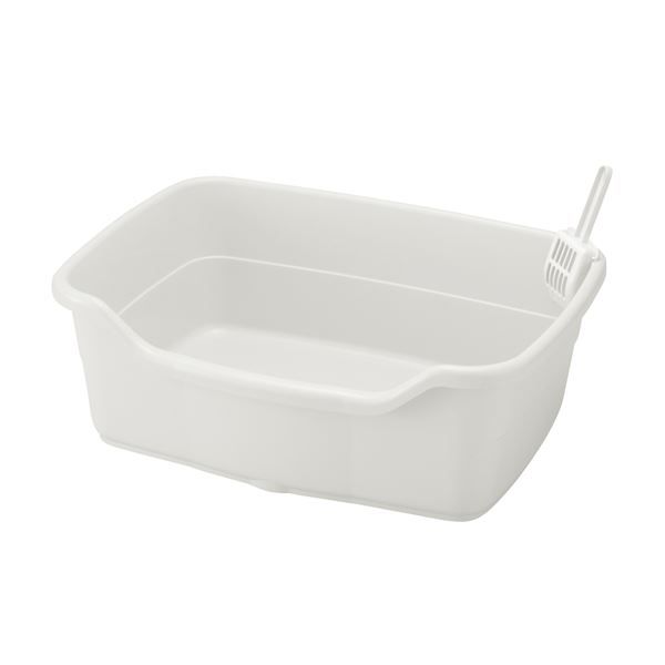 ラプレ ネコトイレ 深型 60 ホワイト （猫用 ペット用品） 【×2セット】