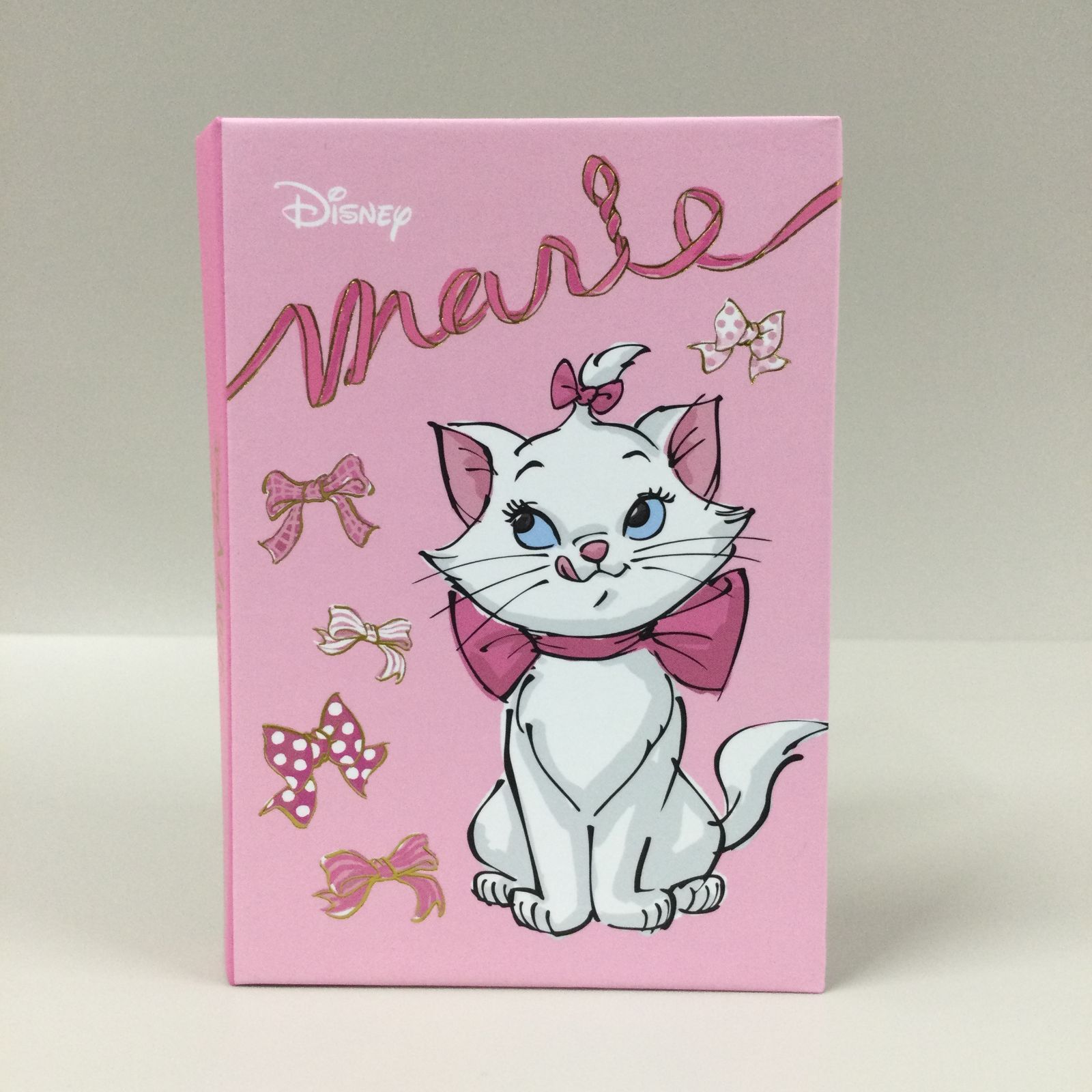 d142【新品・未使用】Disney マリーちゃん ブック型メモ帳 2個セット 2