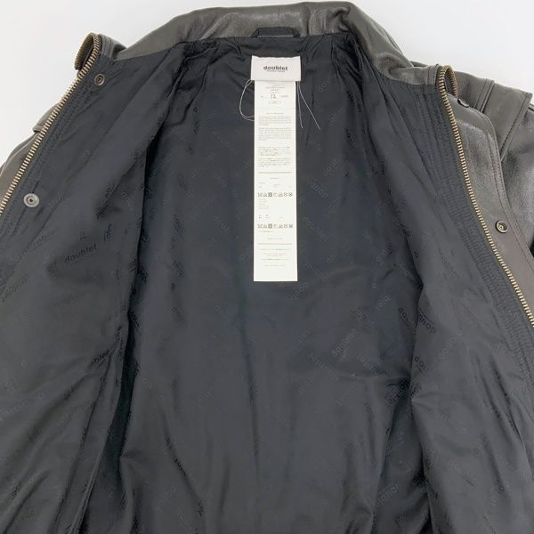 doublet ダブレット 24AW LEATHER TRACK JACKET レザー トラック