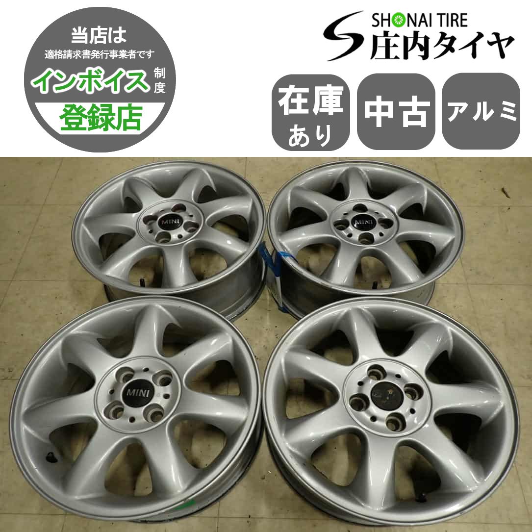 4本SET 会社宛 送料無料 16×6.5J MINI BMW ミニ RA16 純正 シルバー 