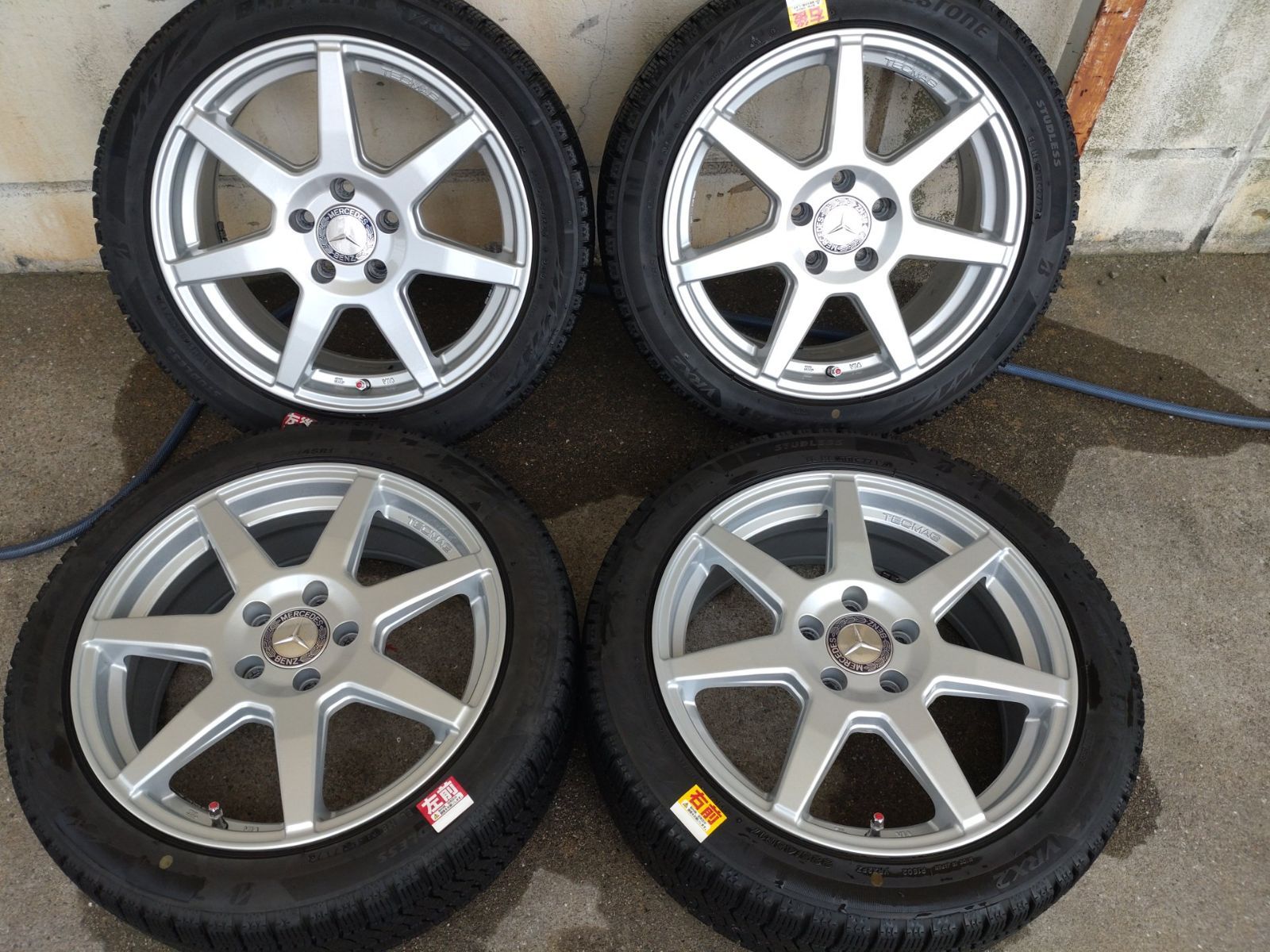 TECMAG JAPAN Type 207R ベンツ Aクラス 17インチ 7.0J +48 PCD112-5H 