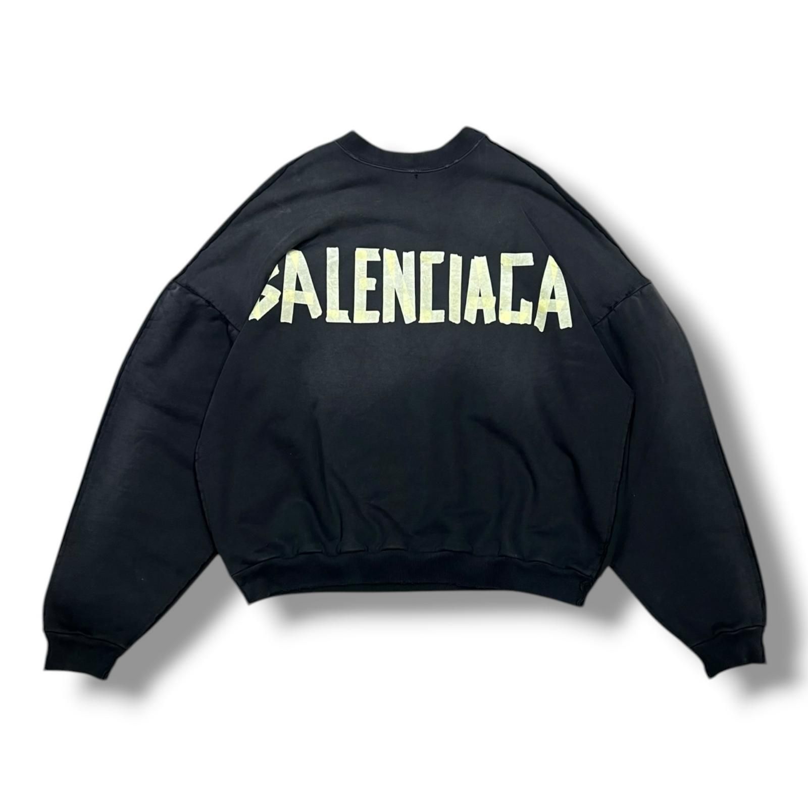 BALENCIAGA Double Front Crew ダブルフロントクルーネックスウェット 