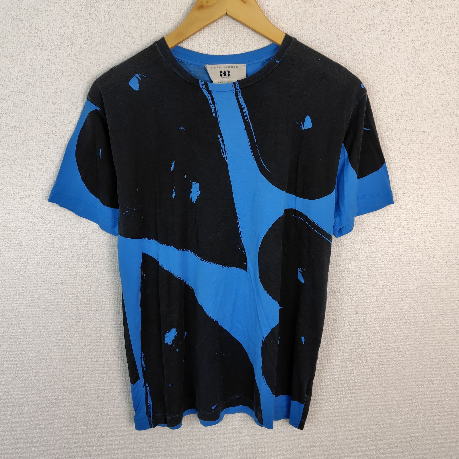 MARC JACOBS マークジェイコブス 半袖 Tシャツ 総柄 ブラック Mサイズ 