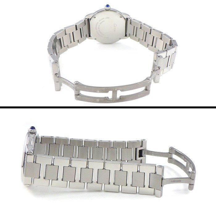 カルティエ Cartier 腕時計 ロンド ソロ SM W6701004 サンドブラスト仕上げ シルバー文字盤 SS クオーツアナログ 【中古】 W6701004 シルバー Cartier（カルティエ）ロンドソロ ドゥカルティエ