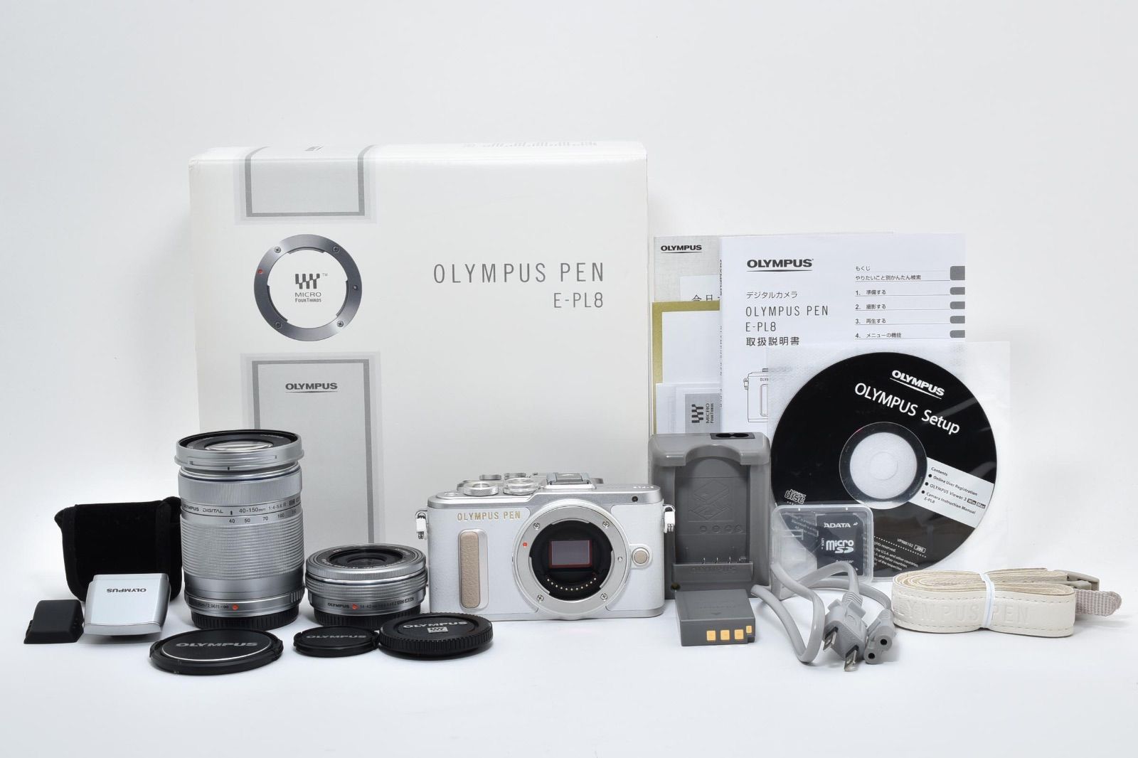 OLYMPUS ミラーレス一眼 E-PL8 ホワイト ボディ OLYMPUS ミラーレス