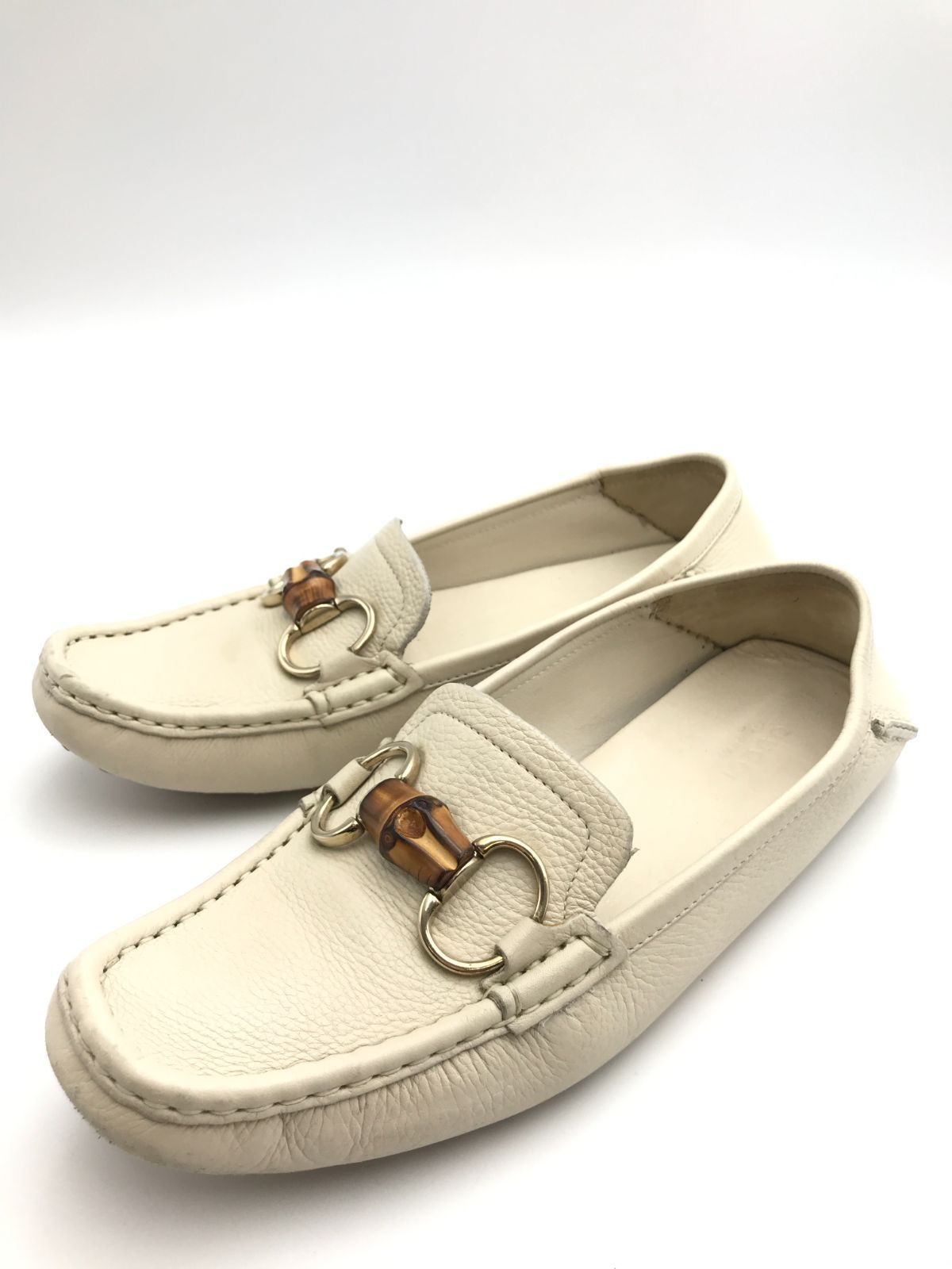 GUCCI グッチ ローファー バンブー レザー 表記サイズ36 1/2 5297