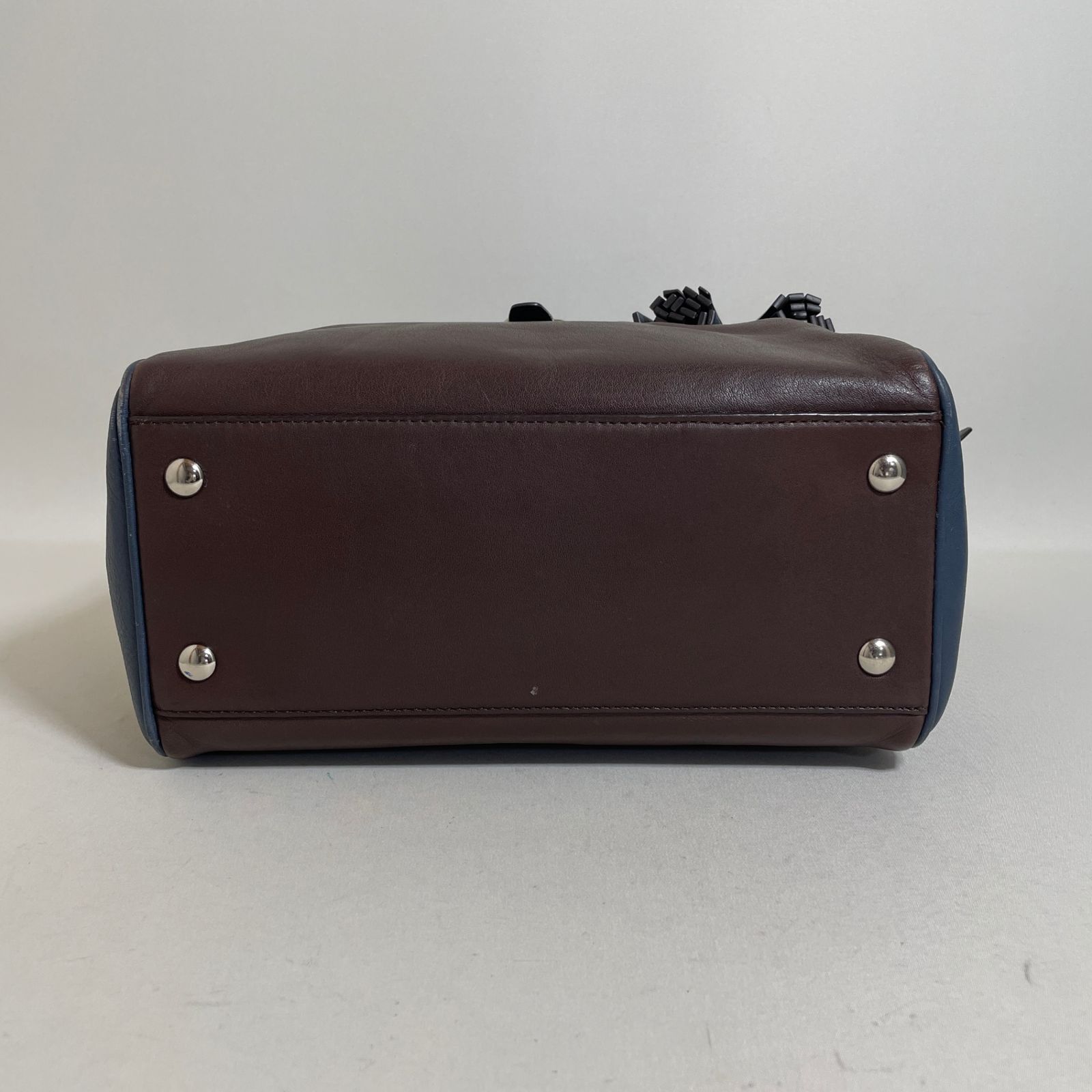 2603-39｜コーチ 2WAYハンドバッグ レザー バイカラー - メルカリ