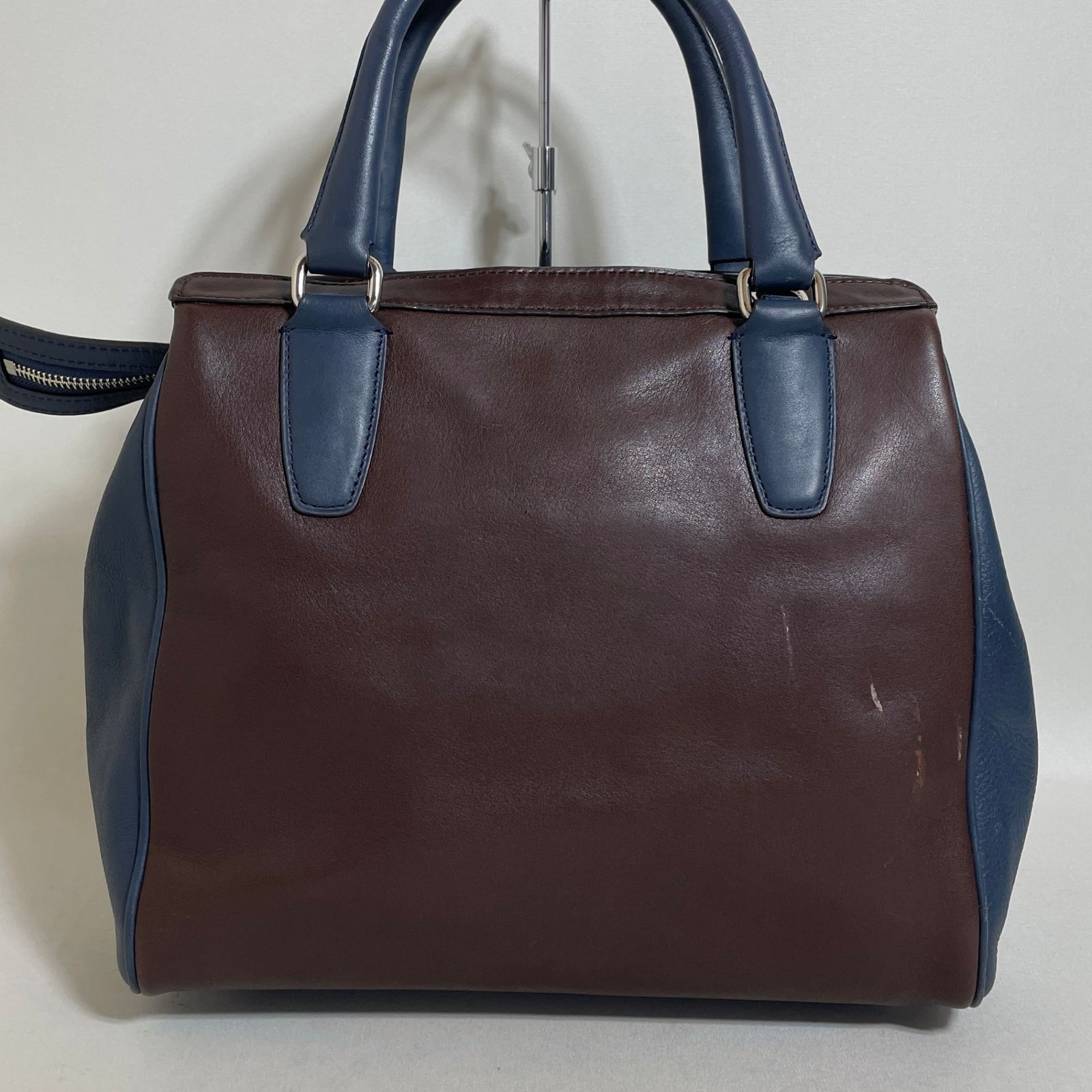 2603-39｜コーチ 2WAYハンドバッグ レザー バイカラー - メルカリ
