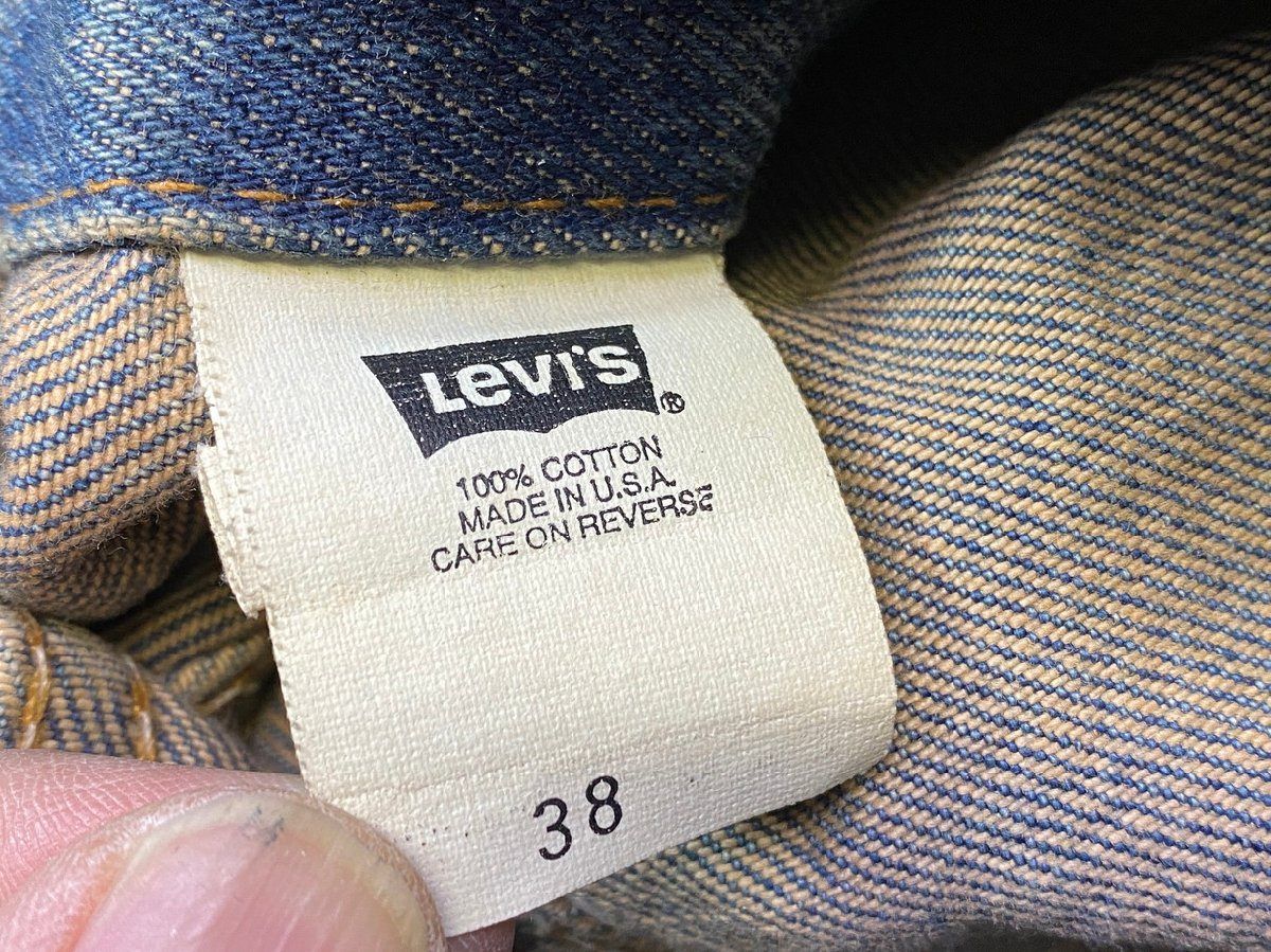 90s Levi's リーバイス USA製 デニムジャケット サイズ：38 カラー