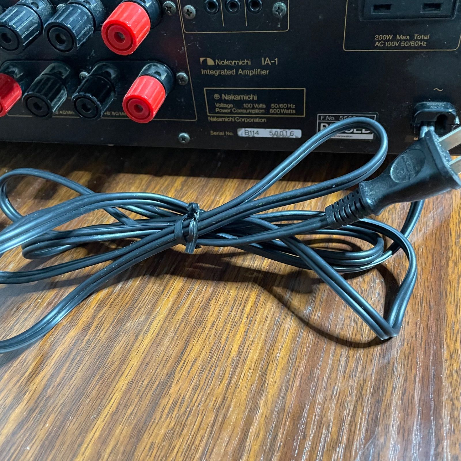 希少】【通電◎】 Nakamichi IA-1 インテグレーテッド アンプ - メルカリ