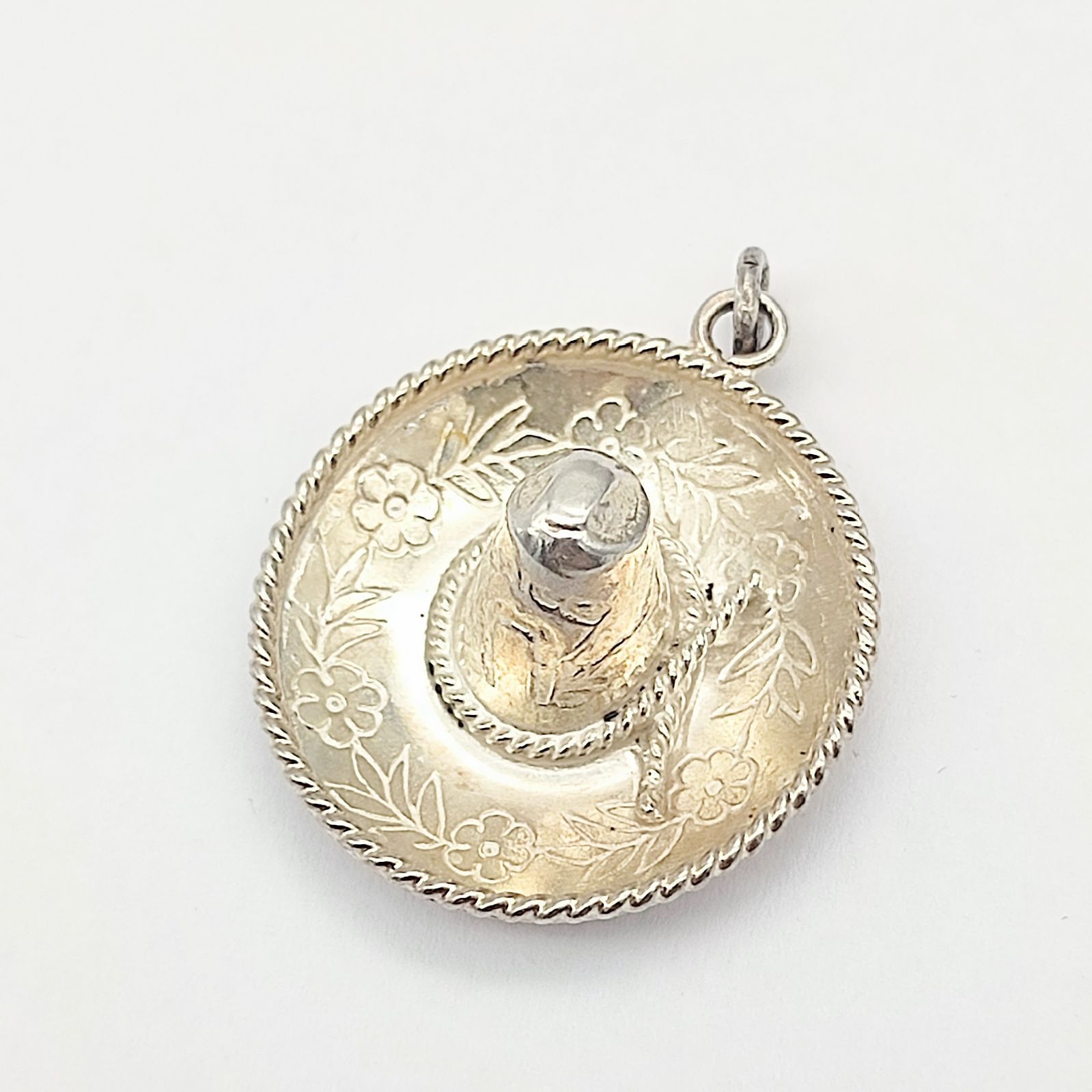 美品】メキシカンジュエリー MEXICO メキシカンハットペンダントトップ