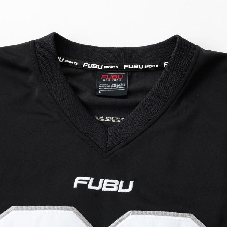 フブ ゲームシャツ FUBU bboy hiphop ビーボーイ 90s 新作】【FUBU／フブ・ゲームTシャツ（ブラック）】ストリート