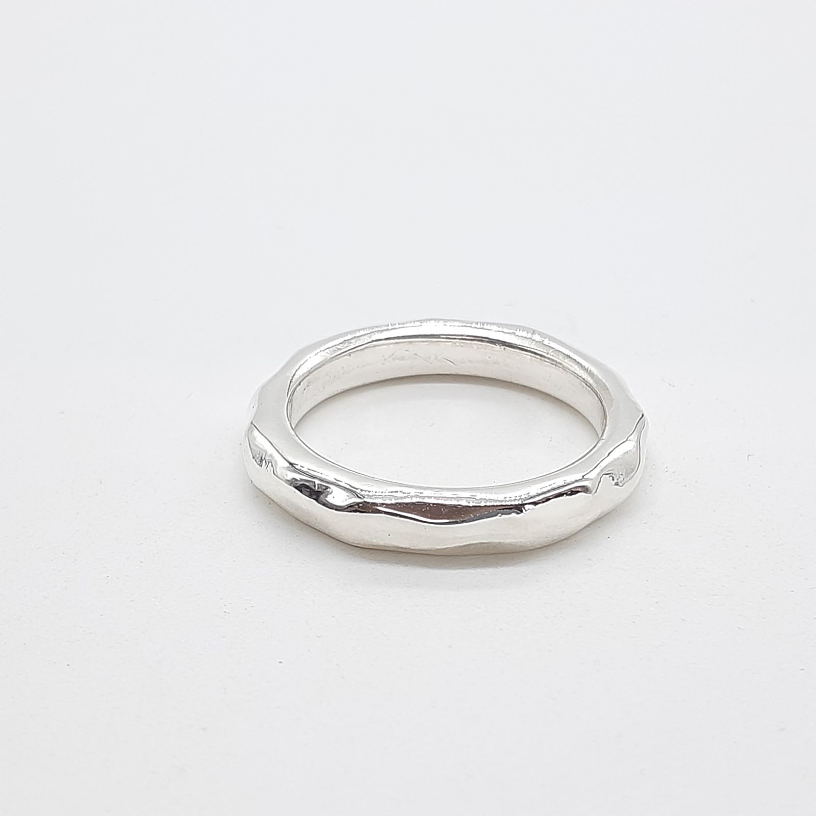 GARNI ガルニ リング SILVER 950 シルバー 槌目 シンプル D6013101