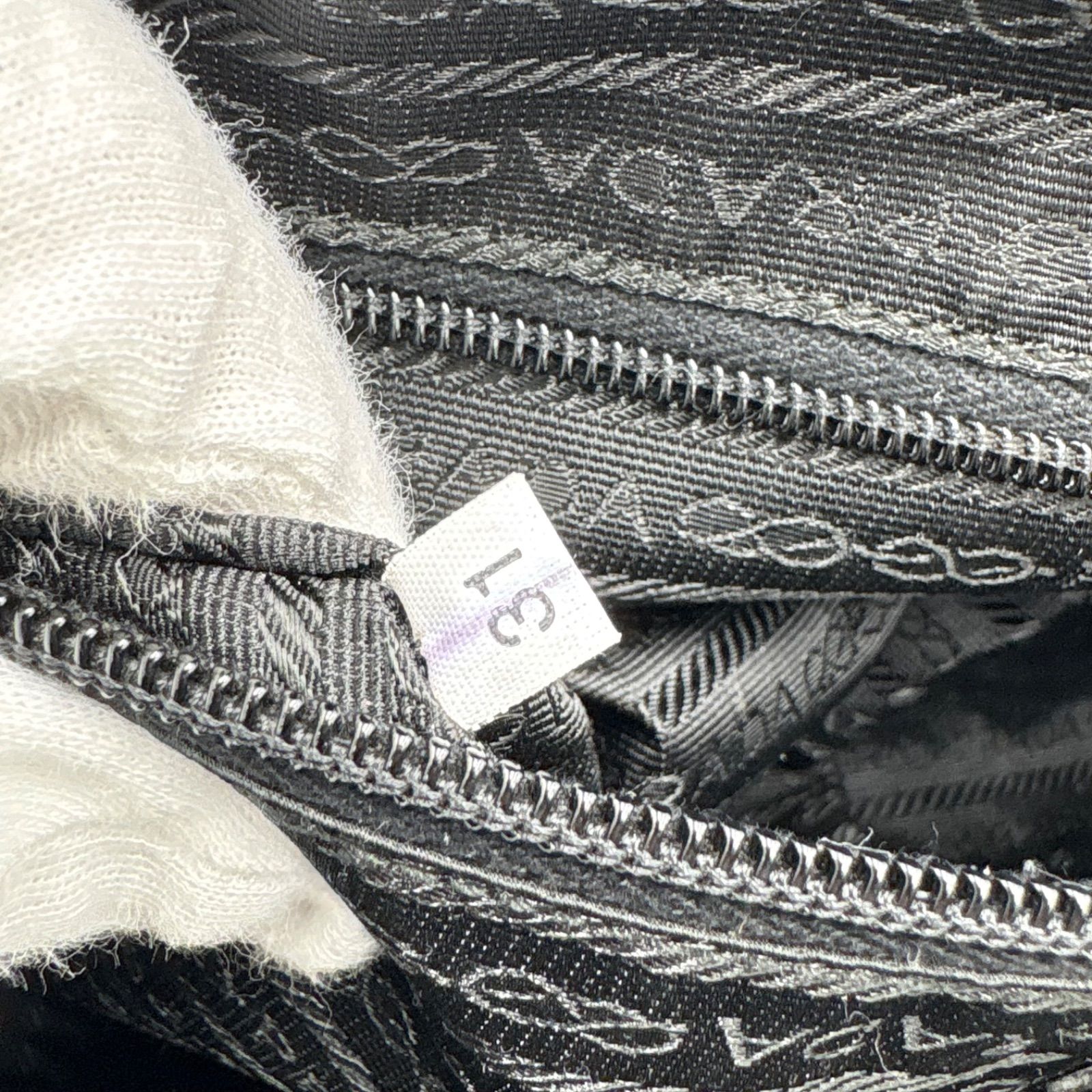 PRADA Y2K Archive Bowling bag Leather Tote Black プラダ ボーリング 