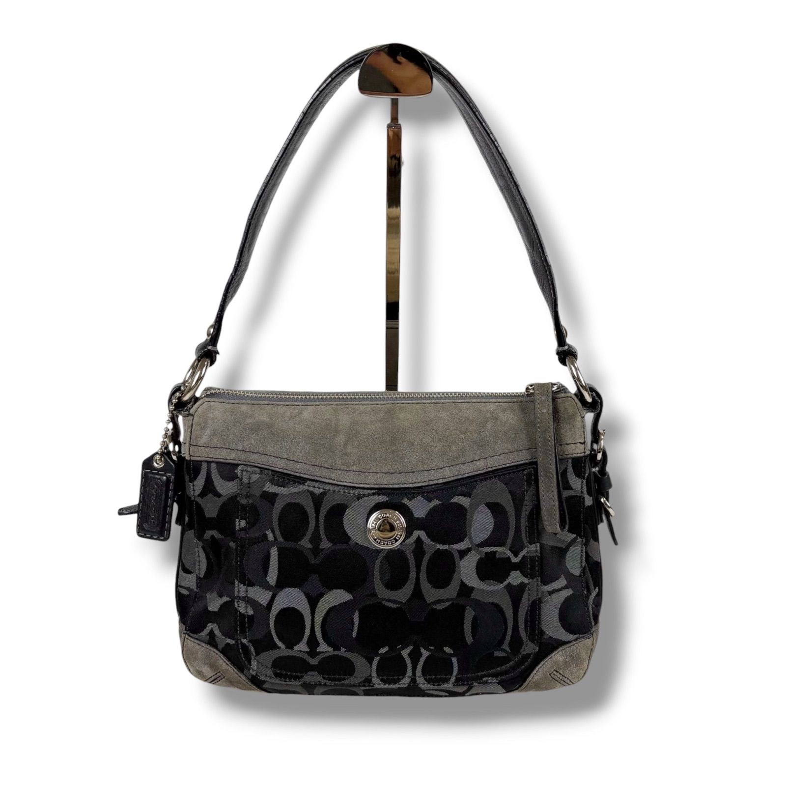 COACH コーチ ワンショルダーバッグ ホーボー シグネチャーy2k 7035 