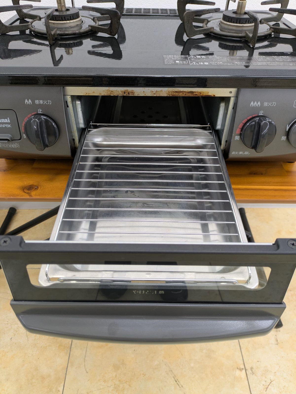 ☆リユースのサカイ太田店☆ Rinnai ガステーブル 都市ガス用 KG34NBKL 