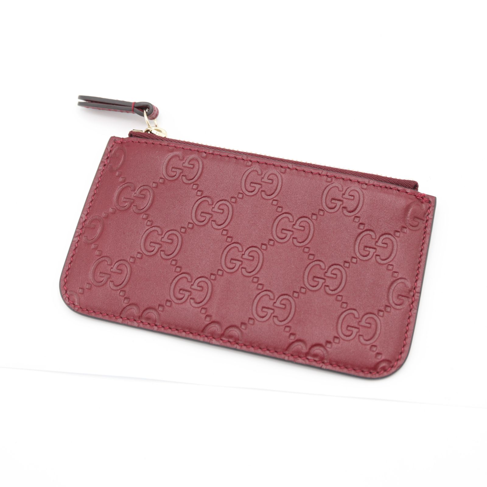 GUCCI グッチ GGエンブレム キーポーチ レザーウォレット コインケース 