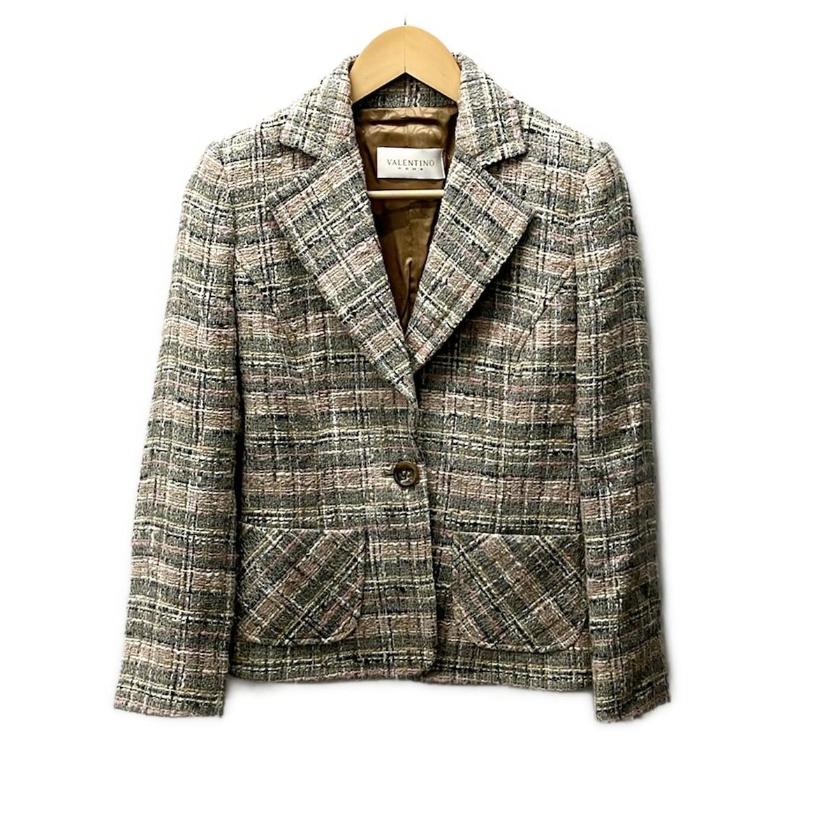ジャケット/アウター VALENTINO ROMA ミックスツイードジャケット サイズ40