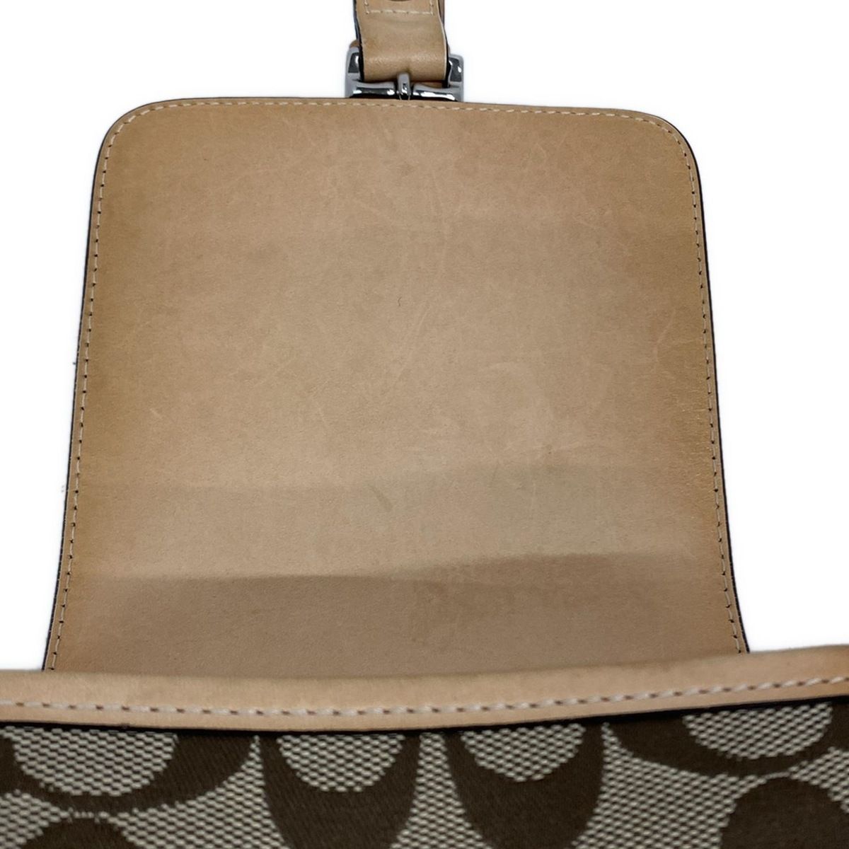 1円 □極美品□ COACH コーチ 6098 シグネチャー キャンバス×レザー 