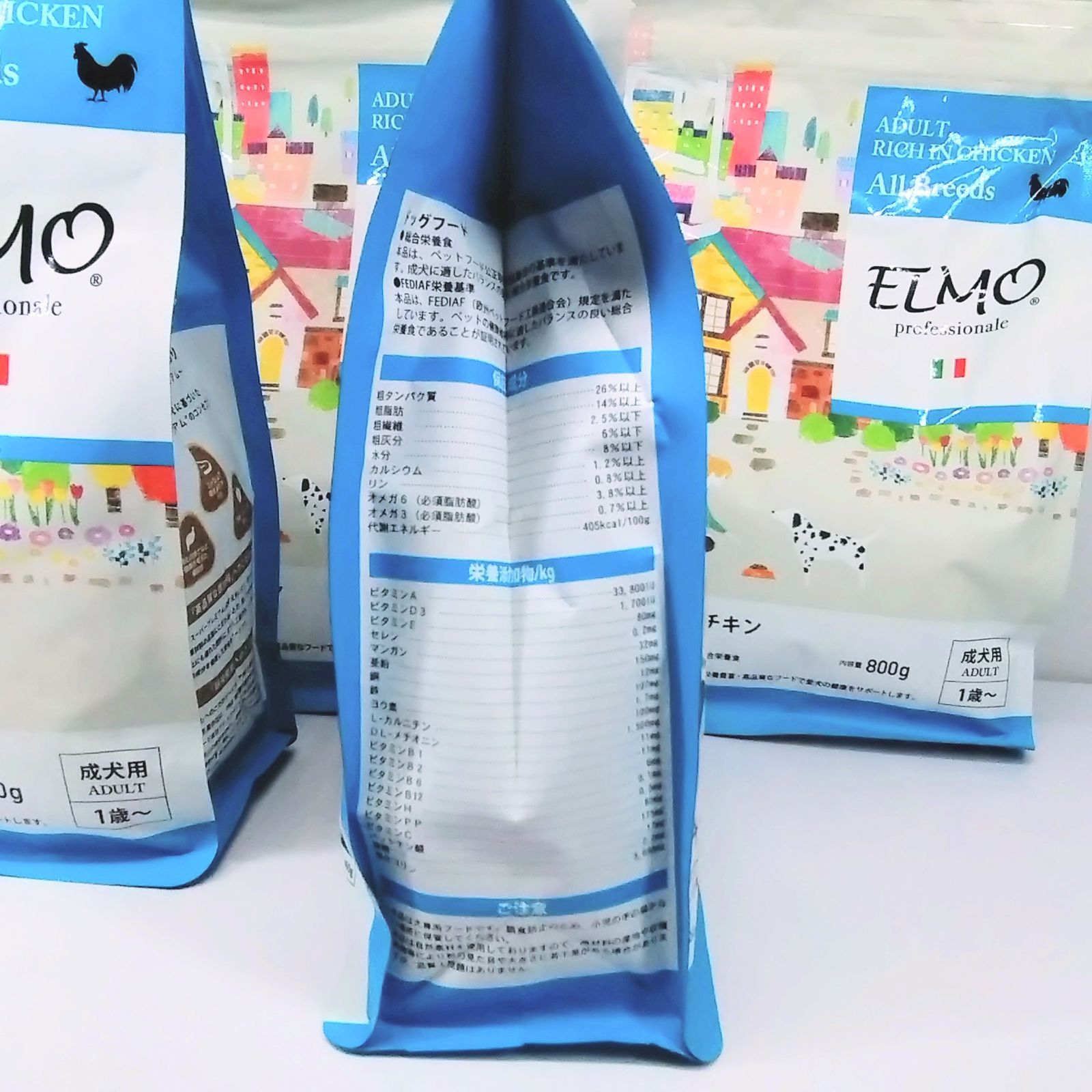 ELMO リッチ イン チキン 成犬用 800g x 5 【公式通販】