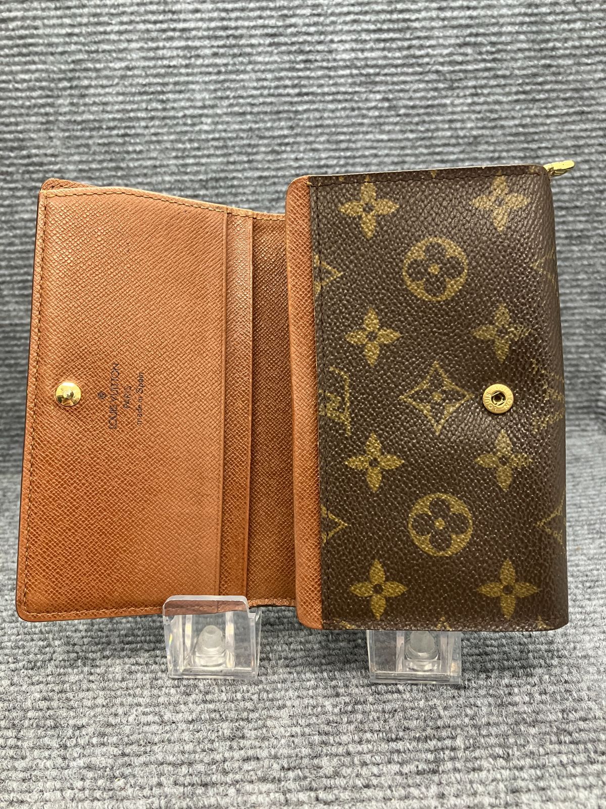 Louis Vuitton ルイヴィトン 二つ折り財布 モノグラム トレゾール 317