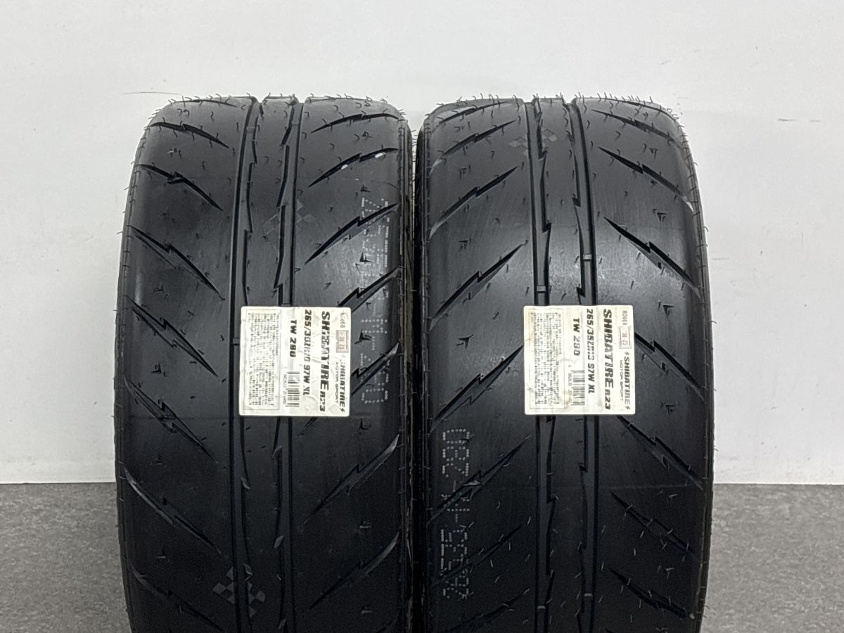 未使用 2本セット】SHIBATIRE RYDANZ R23 265/35R18 2023年製