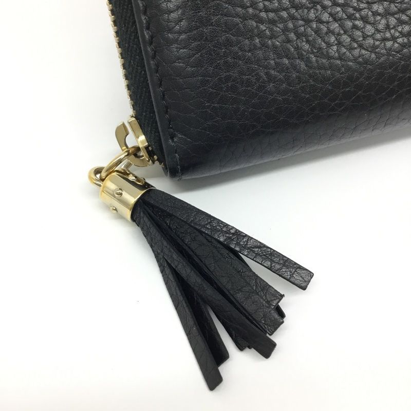 GUCCI【グッチ】ソーホーインターロッキングG ラウンドファスナー長