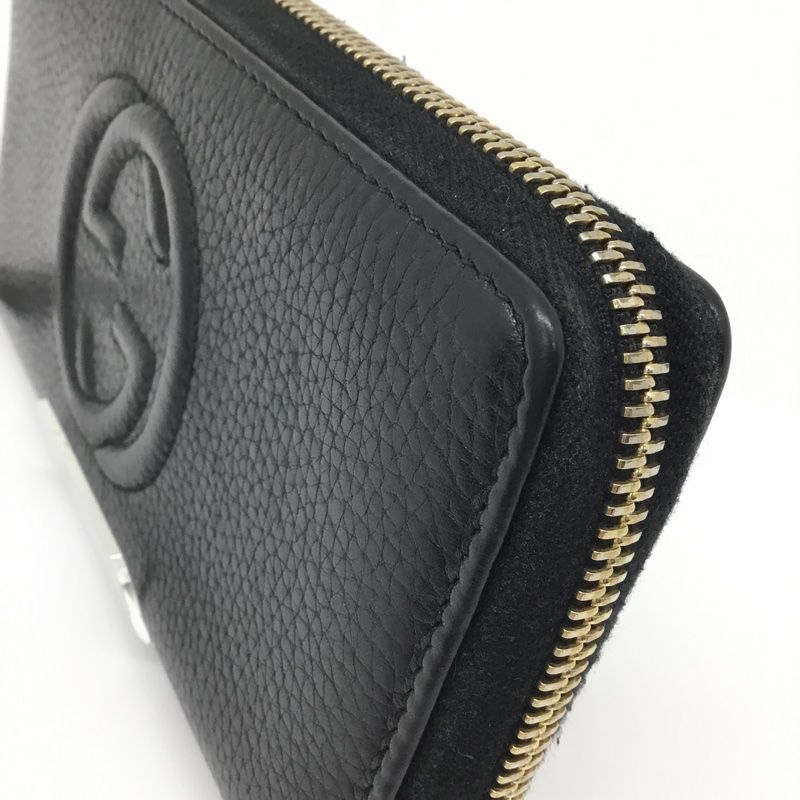 GUCCI【グッチ】ソーホーインターロッキングG ラウンドファスナー長