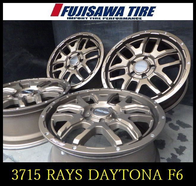 【3715】A送料無料▲RAYS DAYTONA F6 BOOST▲17x7.0J 5穴 114.3 +40▲4本 26102350