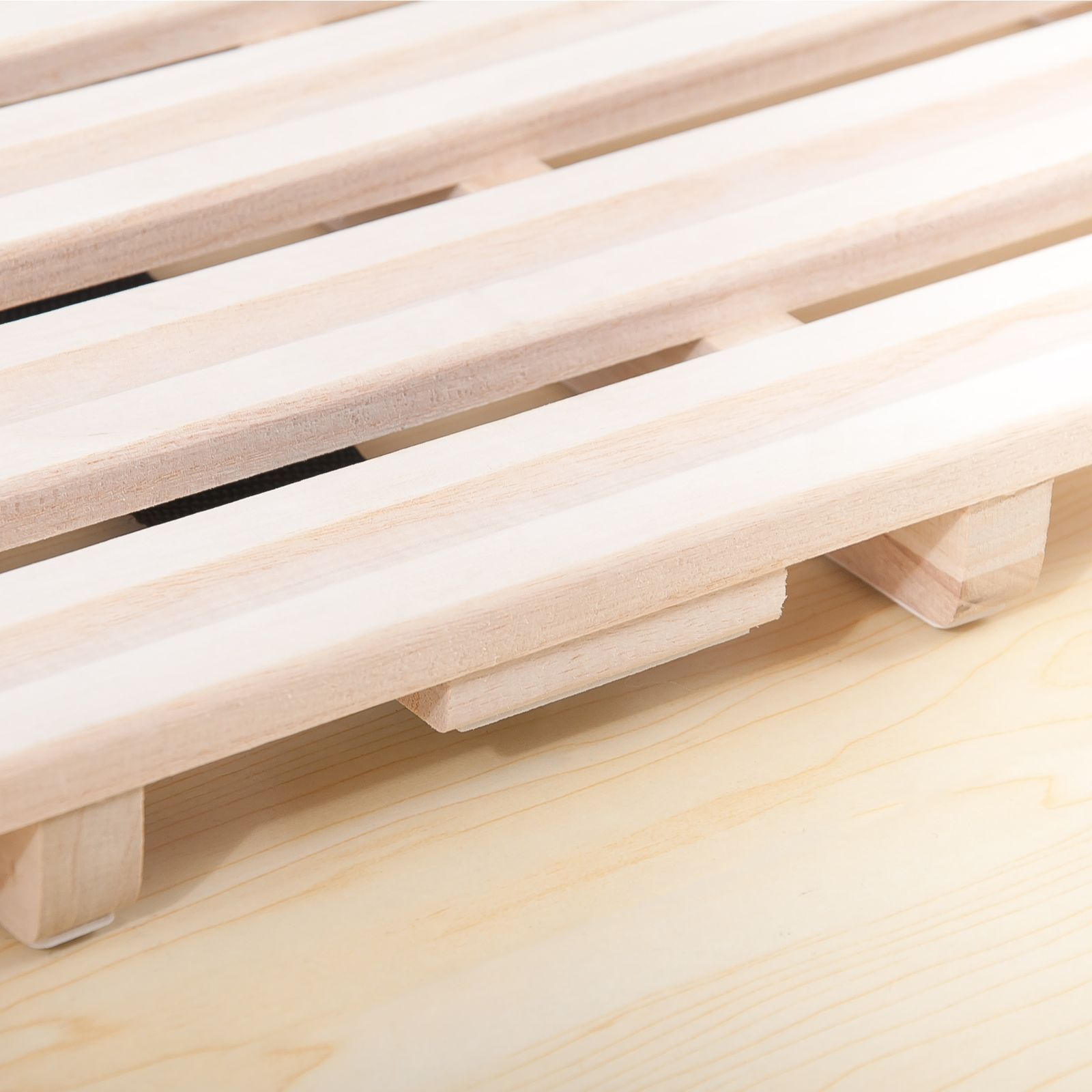 すのこベッド 天然桐 折りたたみ 二つ折り ベッドフレーム 木製 