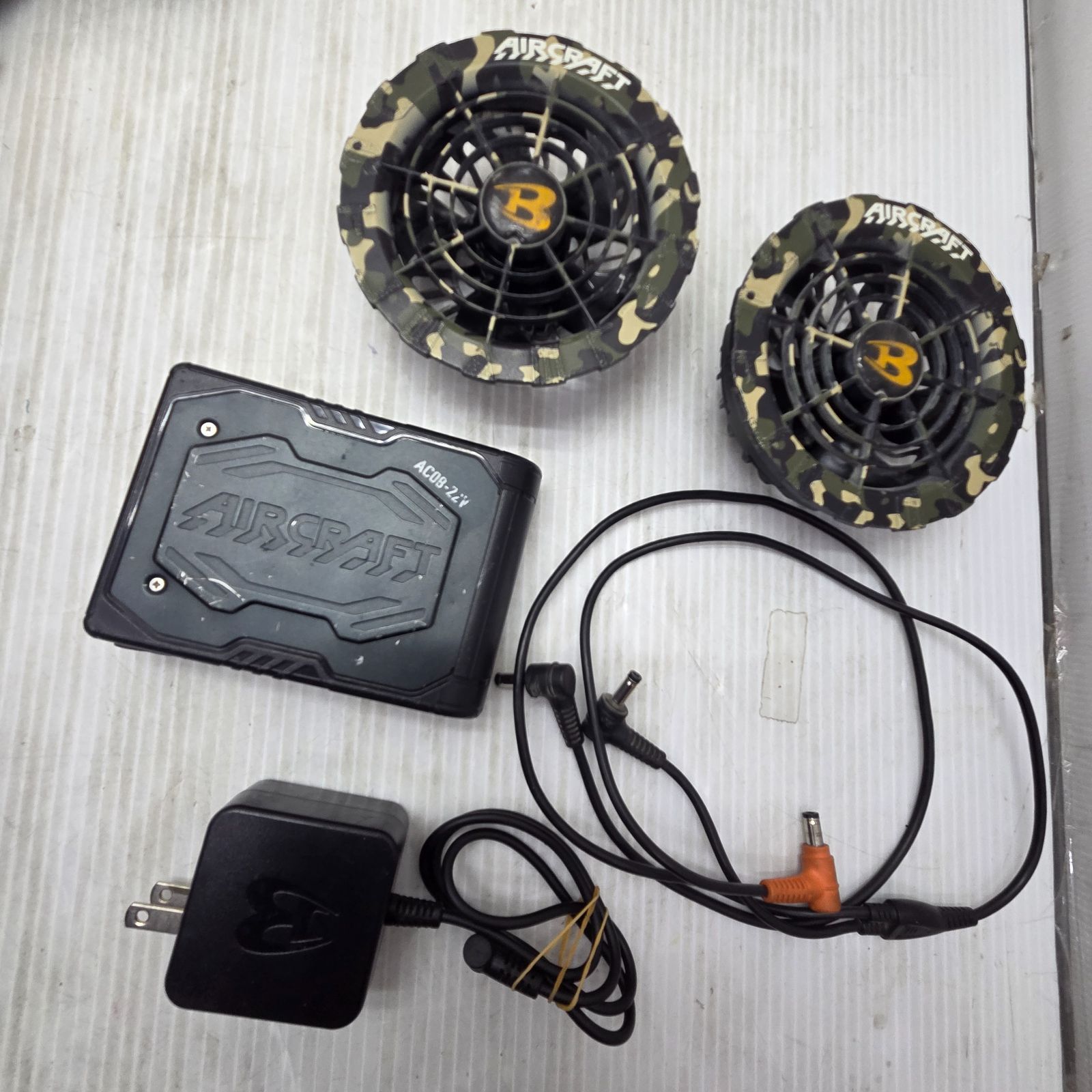 4 S03445 BURTLE バートル AIRCRAFT AC08-22V ファンユニットセット 