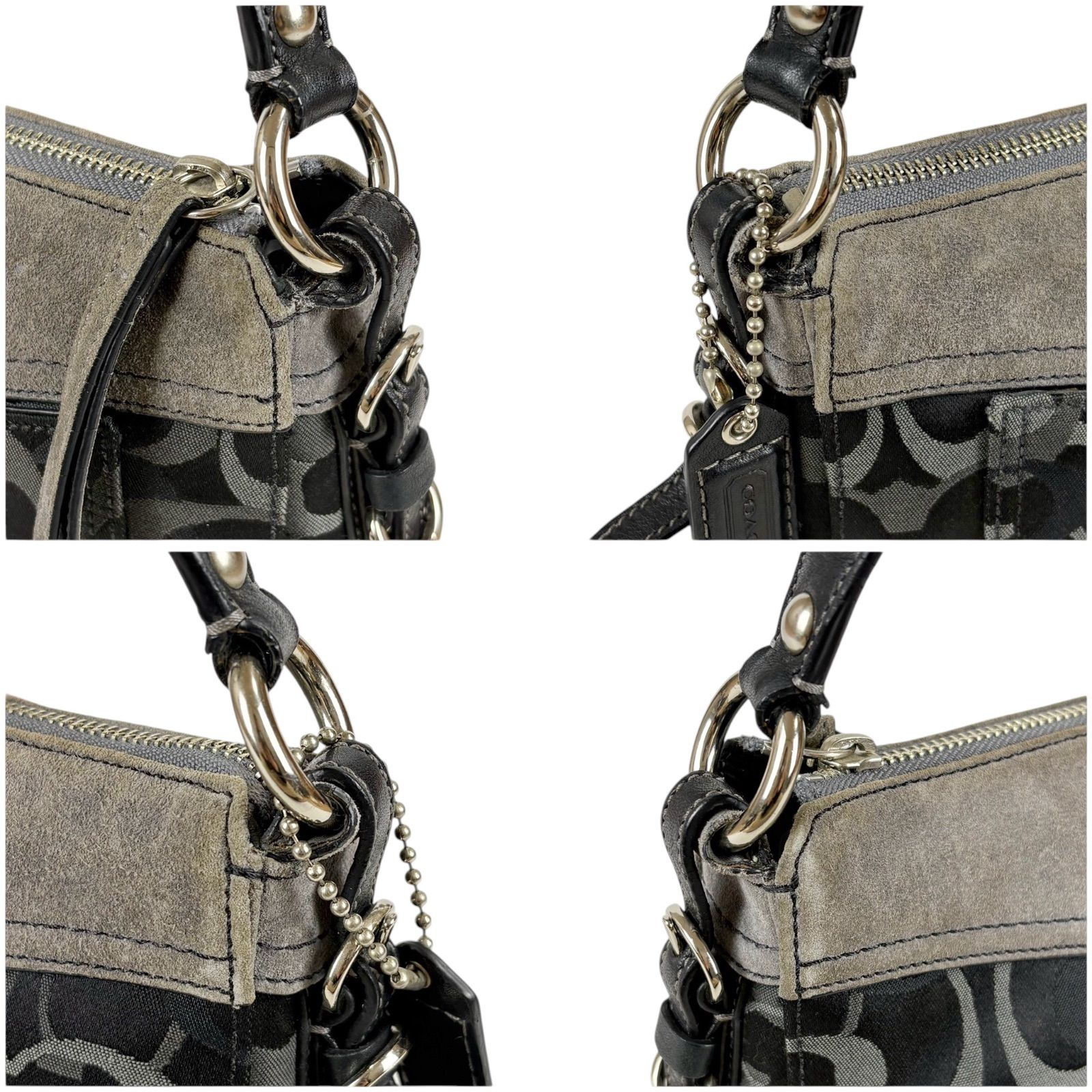 COACH コーチ ワンショルダーバッグ ホーボー シグネチャーy2k 7035 
