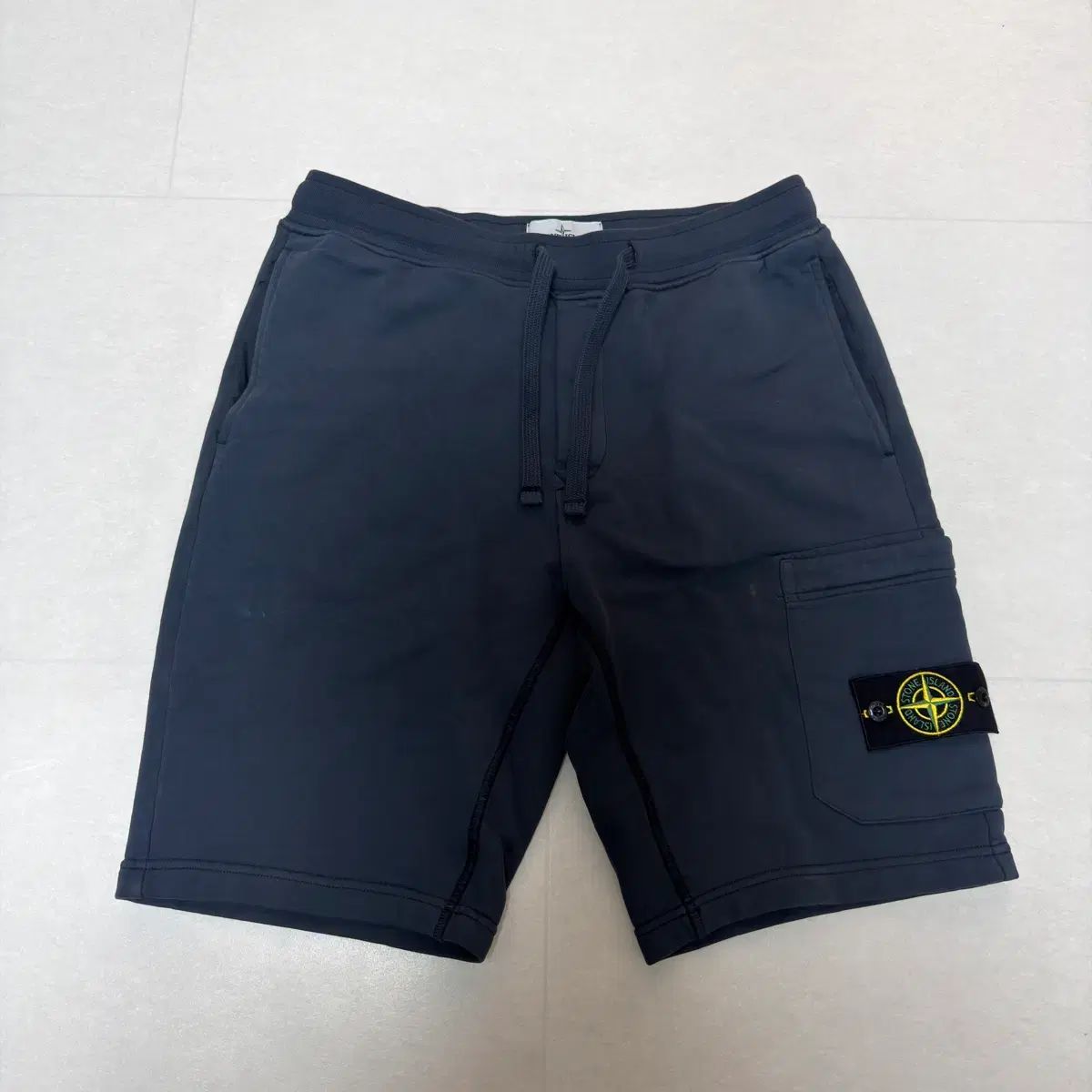 ストーンアイランド stone 新品 ハーフパンツ mブルーグリーン 【公式