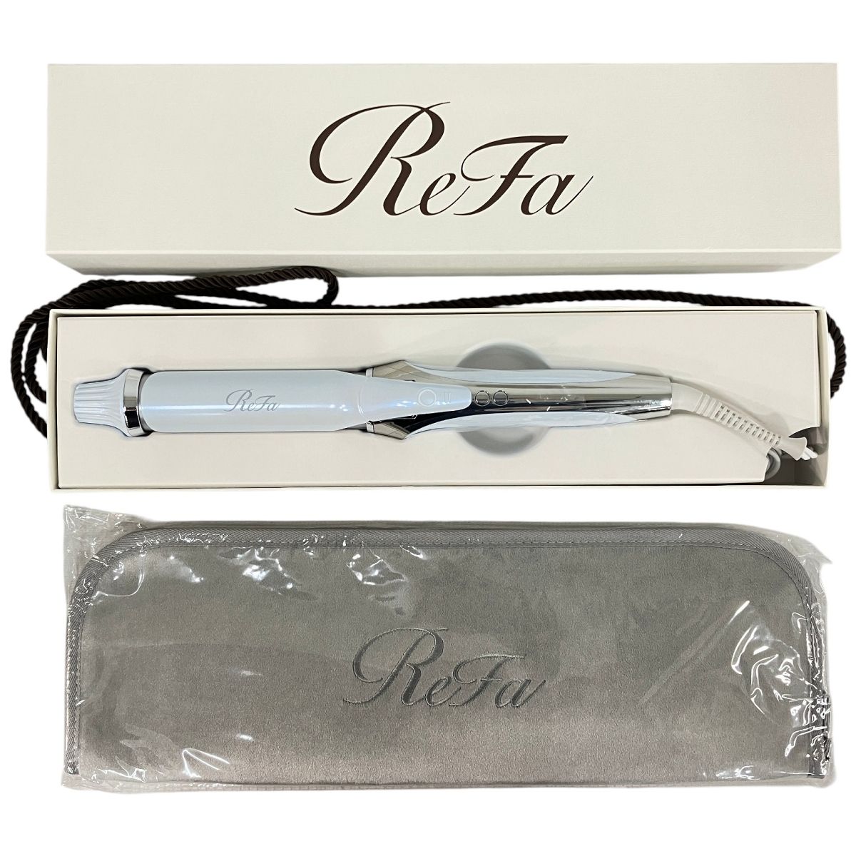 新品未使用 MTG ReFa リファ カールアイロン プロ ホワイト 26mm