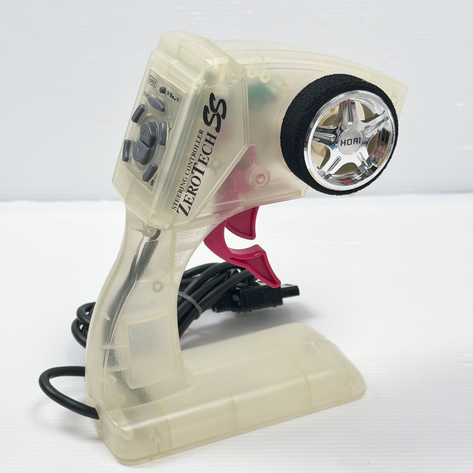 美品 セガサターン HORI ZERO TECH SS ステアリングコントローラーゼロテック コントローラー HSS-14 動作確認済み 管理番号M1708