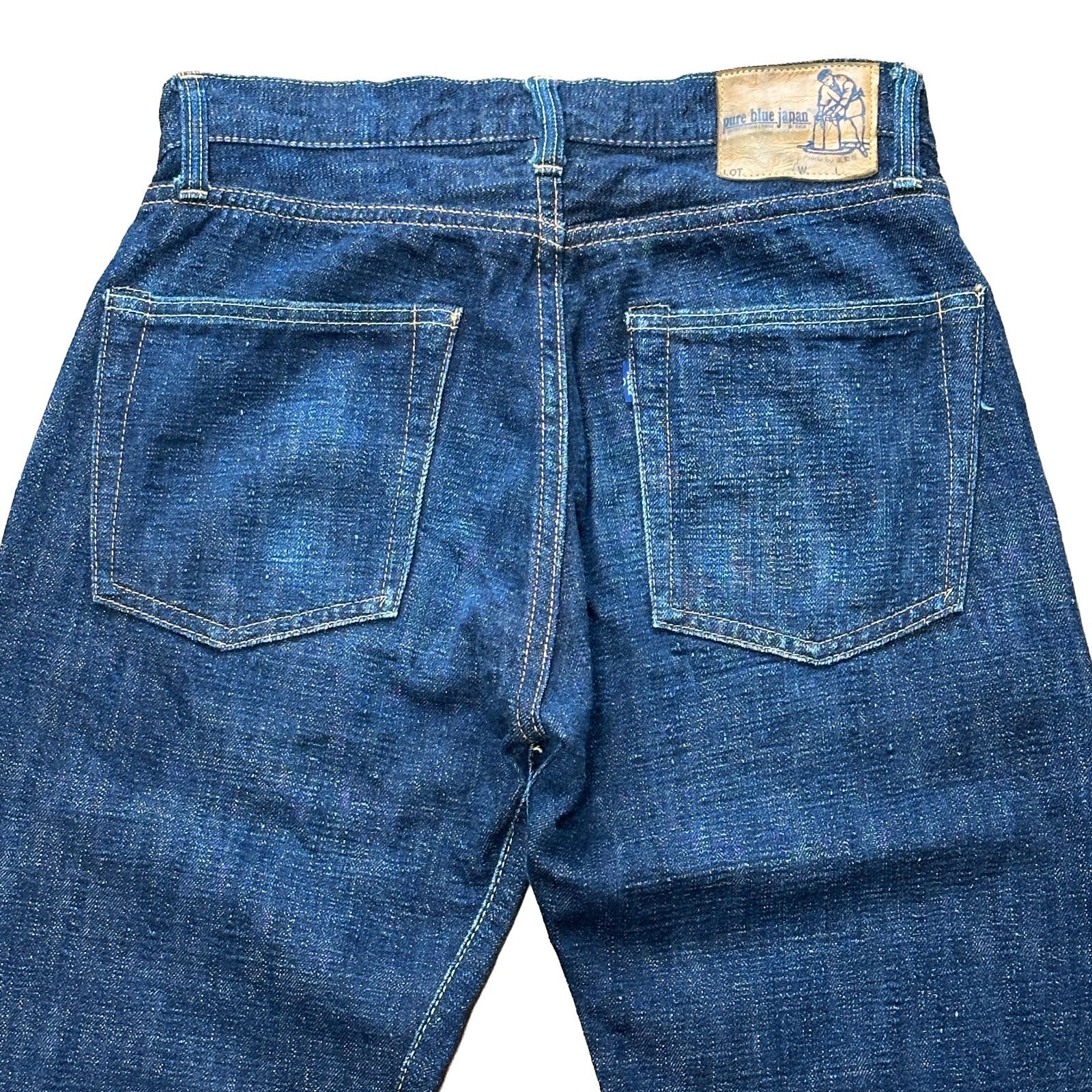 PURE BLUE JAPAN 日本製 サイズ29 ストレートデニム 濃紺 インディゴ 